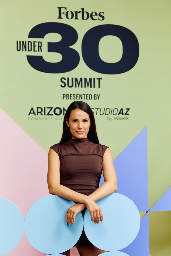 Dr. Emilie Vos at the Forbes Under 30 Summit